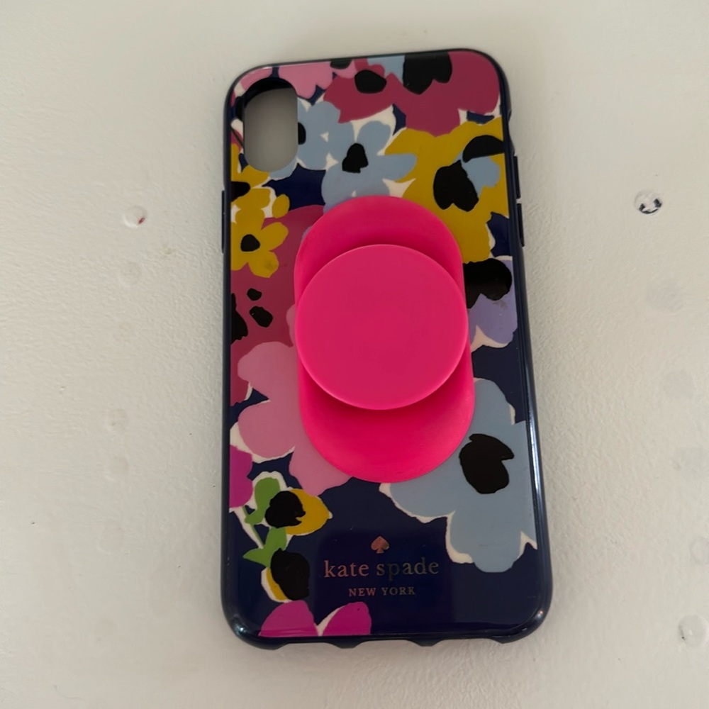 kate spade iphone X phone case with pop socket